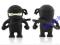 Ciekawy pendrive Ninja 4GB, czarny