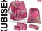 HAMA Tornister Plecak PINK ROMANCE zestaw set 5 el