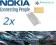 2x Folia NOKIA 500 E52 C5-03 E51 6700 E7 N8 E66 C6