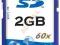 Pretec SD 2GB x60 (6/9 MB/s)