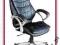 LUKSUS Fotel Krzesło Biurowy  Skóra PU  BS#033