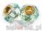 KORALIKI MODUŁOWE SZKLANE SZLIFOWANE 15x8mm -h23-