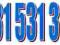 531 531 313 Tylko 3 cyfry!!