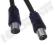 Kabel antenowy TV-VIDEO 5.0m kolor czarny(043-5.0)