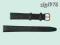 CZARNY SKÓRZANY PASEK DO ZEGARKA PZ-014 14mm DŁUGI