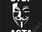 STOP ACTA !! NAKLEJKA 10x10cm HQ Anonymous - HIT!!