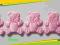 Misiaczki różowe  WZ 79 /18szt/