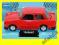 TRABANT 601 CZERWONY MODEL WELLY 1:34 AUTOKOLEKCJA