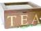 drewniane pudełko na herbatę super prezent