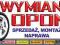 WYMIANA OPON baner 2,5m/1m banery WULKANIZACJA