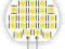 LED G4 - 24x SMD 3528 12V 1,2W 3000K 48x79