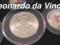 MONETY kolekcja LEONARDO DA VINCI certyfikat