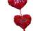 Walentynki Girlanda Pluszowa z Serduszek 58cm