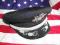 czapka oficerska US Air Force odznaka - wojskowa