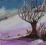 "Zimą" - 30x30 - Basia Wuczkowska