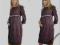 Ciążowa sukienka firmy Qba *czekolada* r.42(XL)