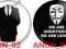 PRZYPINKA PIN ANONYMOUS ANONIMOWI 4 WZORY GRATIS!