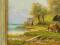 Obraz olejny na płótnie 61x92 cm, rama drewniana