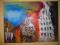 Zaczarowane miasto 80 x 60 olej, płótno super!!!!