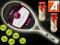 TENIS:Rakiety:Rakieta Wilson Hope + 6 piłek Nassau