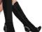 wenecjasexy ZMYSŁOWE DŁUGIE KOZAKI ka005 BLACK 37