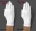Rękawiczki ślubne białę męskie ORYGINALNY MODEL