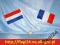 Flaga Francji 11x6cm - flagi Francuska Francja