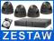 MONITORING NA 4 KAMERY ZEWNĘTRZNE IR 520 TVL BCS