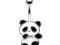 PIERCING KOLCZYK DO PEPKA PANDA