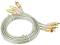 #4322 KABEL 3xRCA / 3xRCA 1,5 m GOLD OFC THOMSON