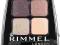 RIMMEL CIENIE Colour Rush Quad 002 SMOKEY BRUN