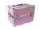 KUFER 388x250x290 RÓŻOWY KOSMETYCZKA (8687)