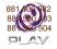 881 500 502 ___881 500 503 __ 881 500 504 ___ PLAY