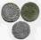 Trzy stare monety