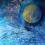 Luna III 100x100cm duży zjawiskowy oryginał olej