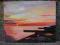 Tanio! Oryginalny obraz - piękny zachód słońca