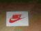 NIKE Oryginalna Naklejka NIKE Oryginalna Naklejka