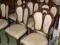 Orzechowe krzesła 8 szt