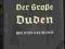 DER GROSSE DUDEN / J. NIEMIECKI / 1937