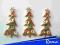 ZŁOTA KOLEKCJA Choinki z dżetami - 2szt
