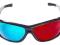 OKULARY 3D RED CYAN - ANAGLIFOWE NOWY MODEL HIT !!