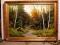 J.SZYSZKIN  -OLEJ- PŁÓTNO -RAMA  - 82 X62 CM