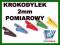 KROKODYLEK 2mm do przewodów pomiarowych miernika