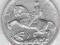 Wielka Brytania - Crown 1935 Ag 0,500  stan UNC