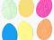 JAJKA MIX 5szt średnie  scrapbooking (0006)