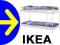 NAJTANIEJ IKEA FLAM ŁÓŻKO PIĘTROWE RAMA 80 x 200