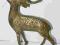Jeleń Jelonek figura mosiądz
