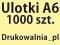 ULOTKI - A6 - 1000 szt - JEDNOSTRONNE - ULOTKA