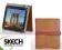 EKSKLUZYWNE Etui SKECH Futerał Skóra IPAD2 Cover