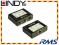 Przedluzacz (CAT5e) Audio/S-Video Lindy 32523 300m